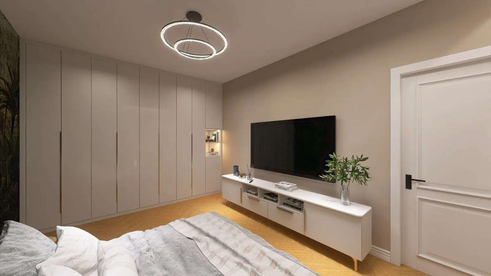 Bedroom fitted out in a BNX project